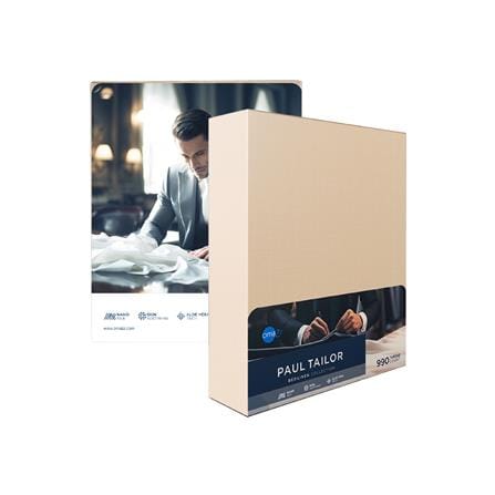 ชุดผ้าปูที่นอน 6 ฟุต (ชุด 3 ชิ้น) OMAZZ PAUL TAILOR CHAMPAGNE_5