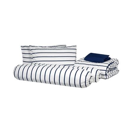 ชุดผ้าปูที่นอน 6 ฟุต (ชุด 6 ชิ้น) HOME LIVING STYLE SAILOR สี NAVY_1