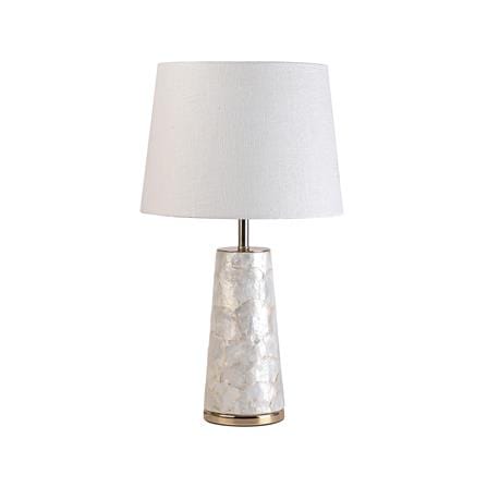 ไฟตั้งโต๊ะ CARINI MT23610 สีขาว/ทอง