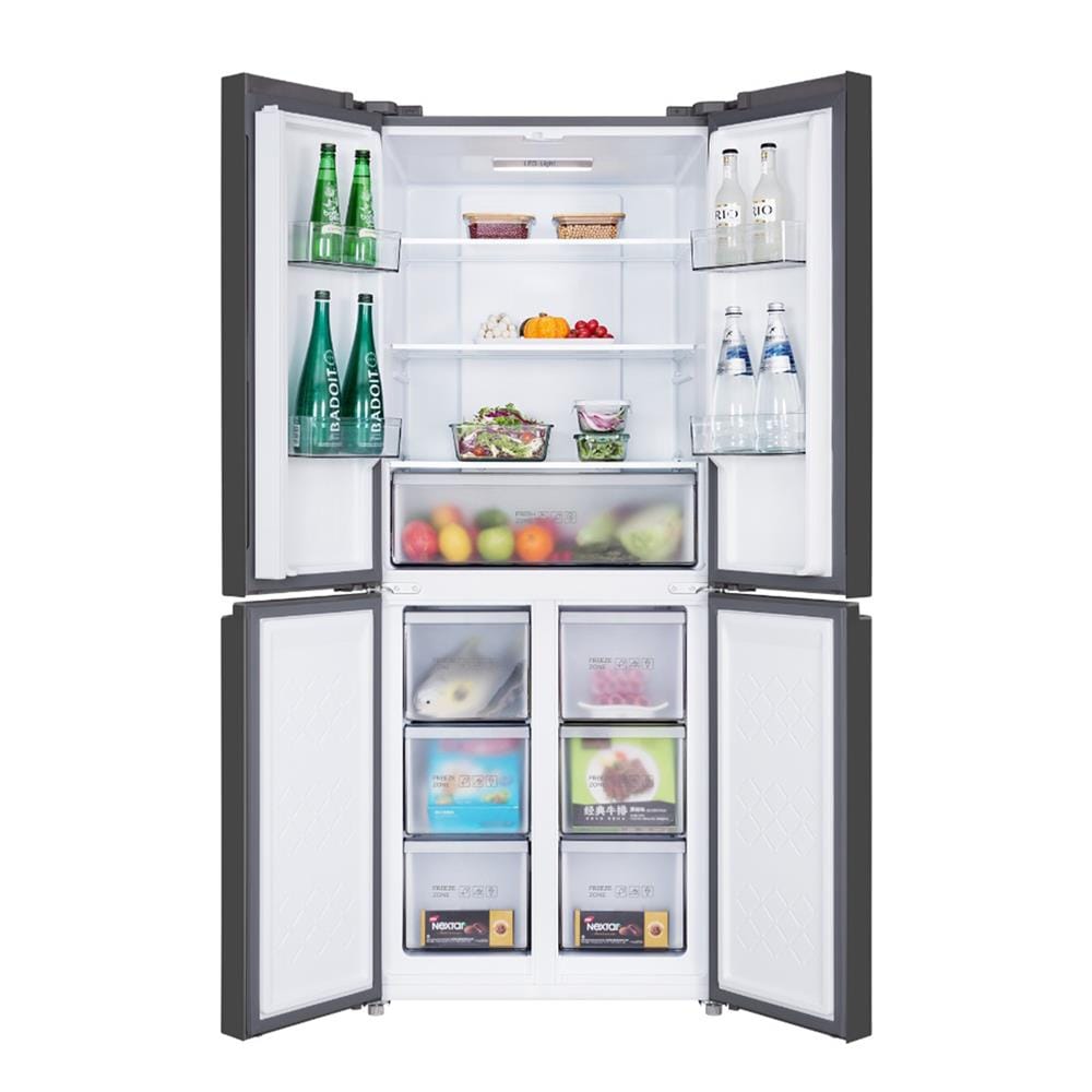 ตู้เย็น MULTI DOOR TCL RT43GPCDB 14.1 คิว กระจกดำ