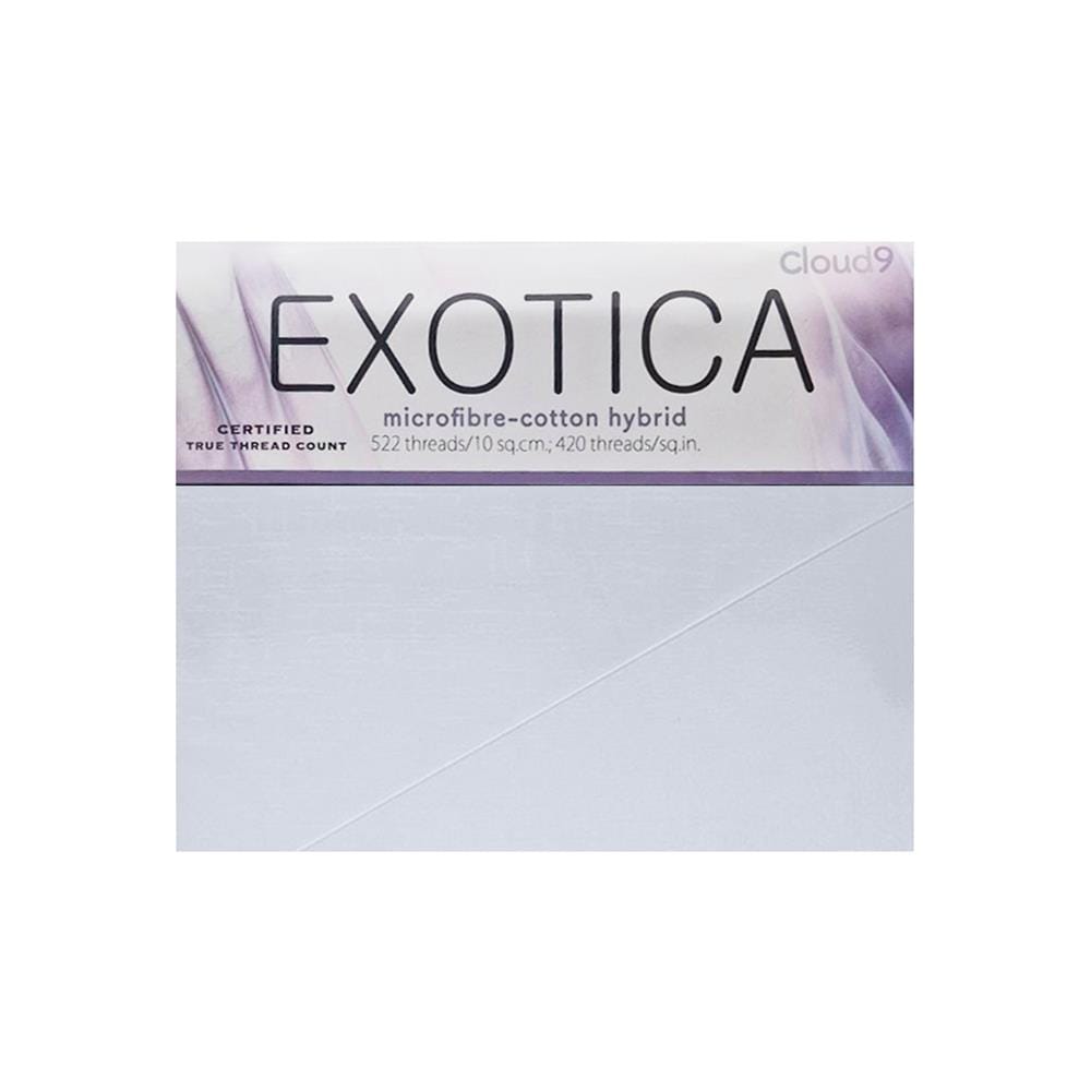ปลอกผ้านวม EXOTICA 42HC 100x90 นิ้ว สี WHITE