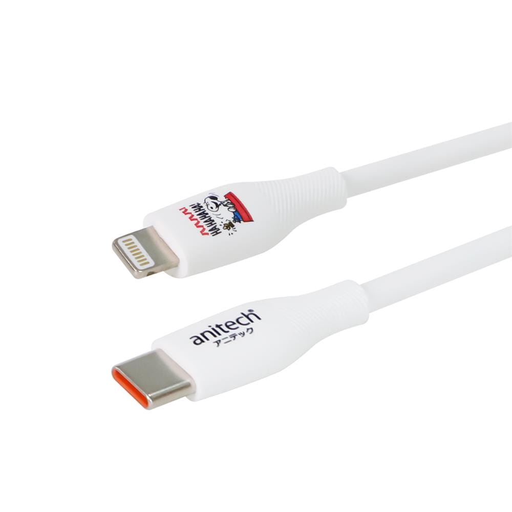 สายชาร์จ TYPE-C to LIGHTING ANITECH SNPL001 สีขาว