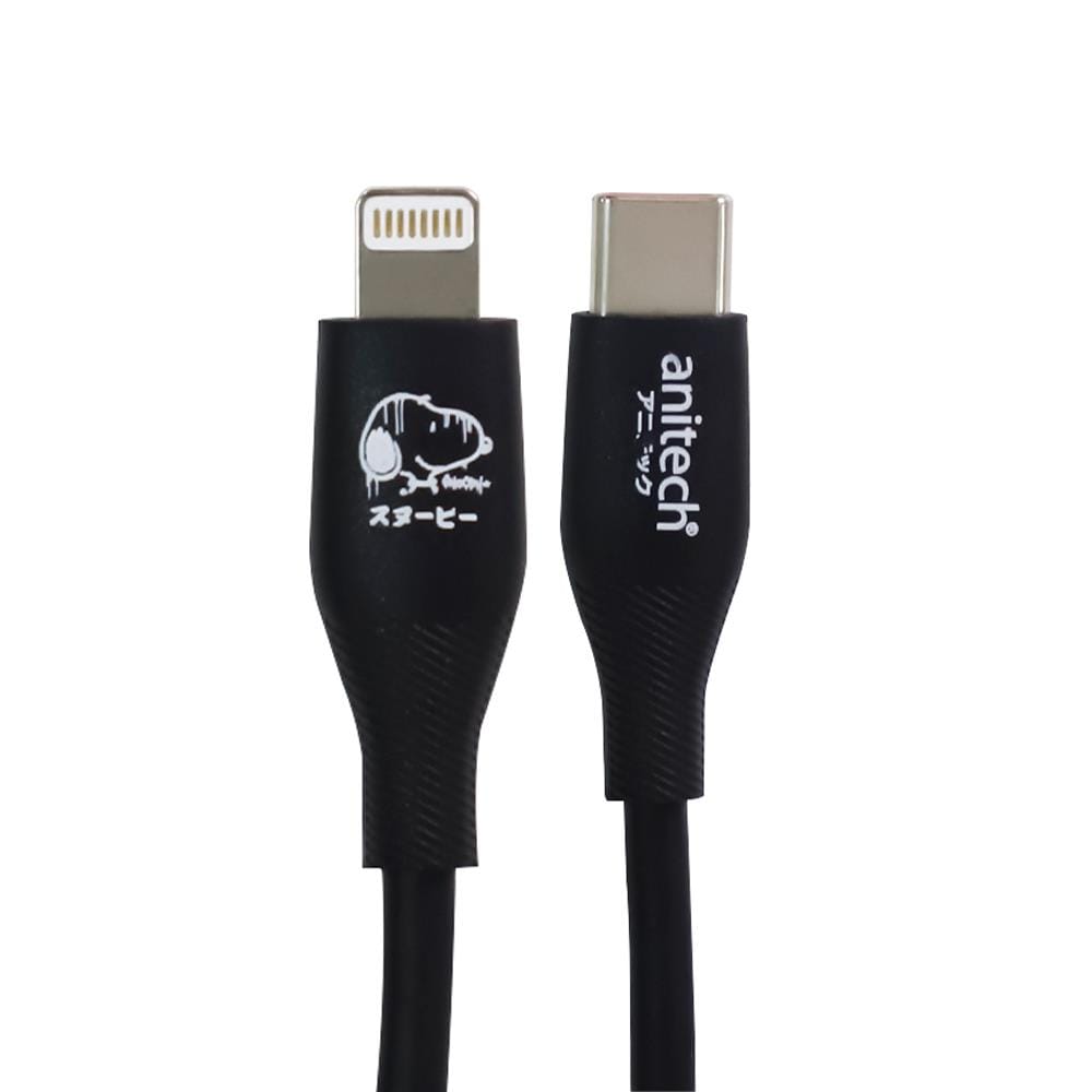 สายชาร์จ TYPE-C to LIGHTING ANITECH SNPL001 สีดำ