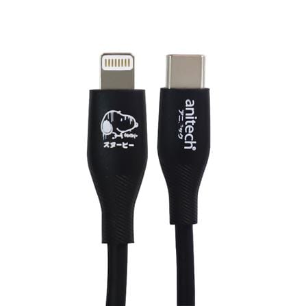 สายชาร์จ TYPE-C to LIGHTING ANITECH SNPL001 สีดำ_0