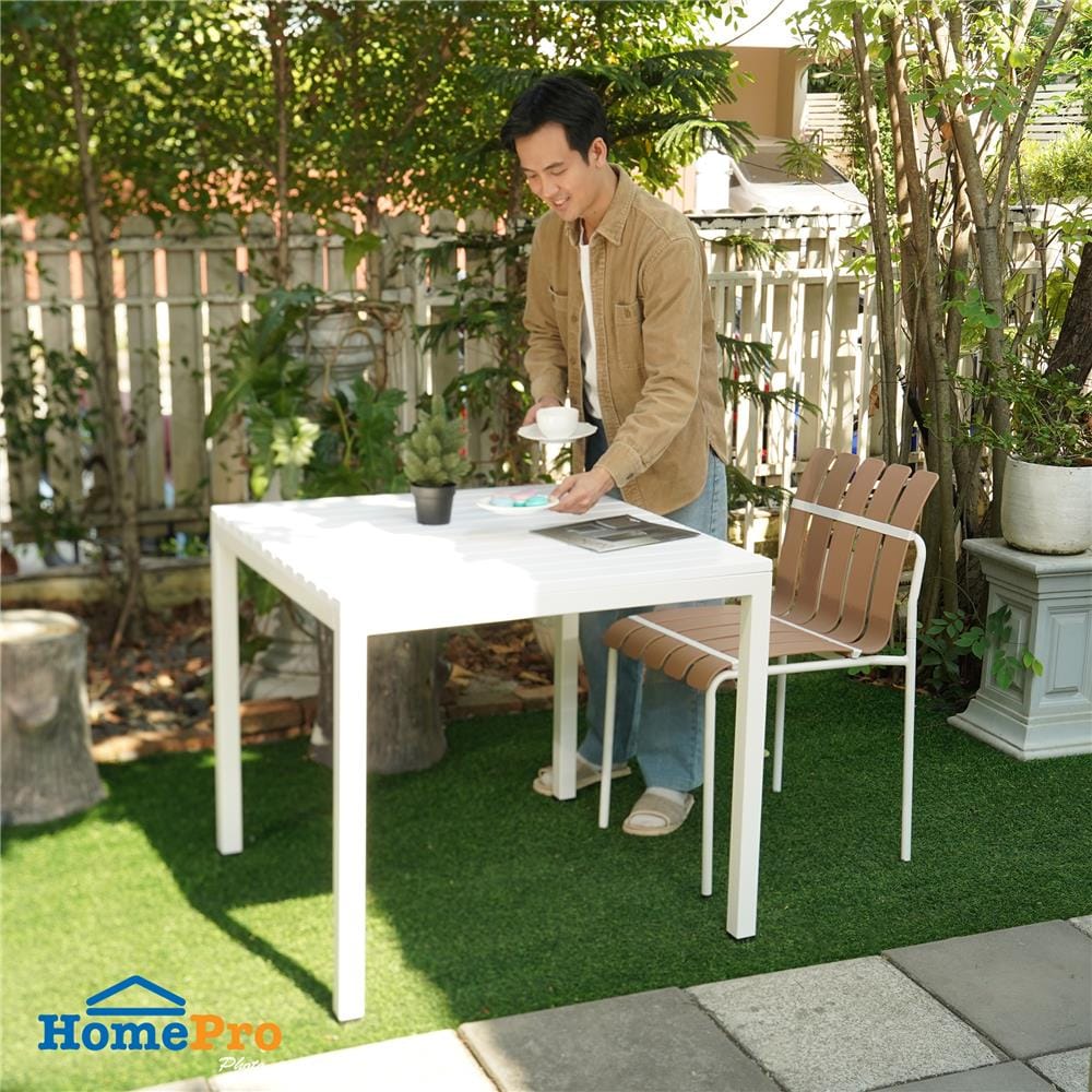 โต๊ะสนาม SPRING DAISY 80 ซม. สีขาว