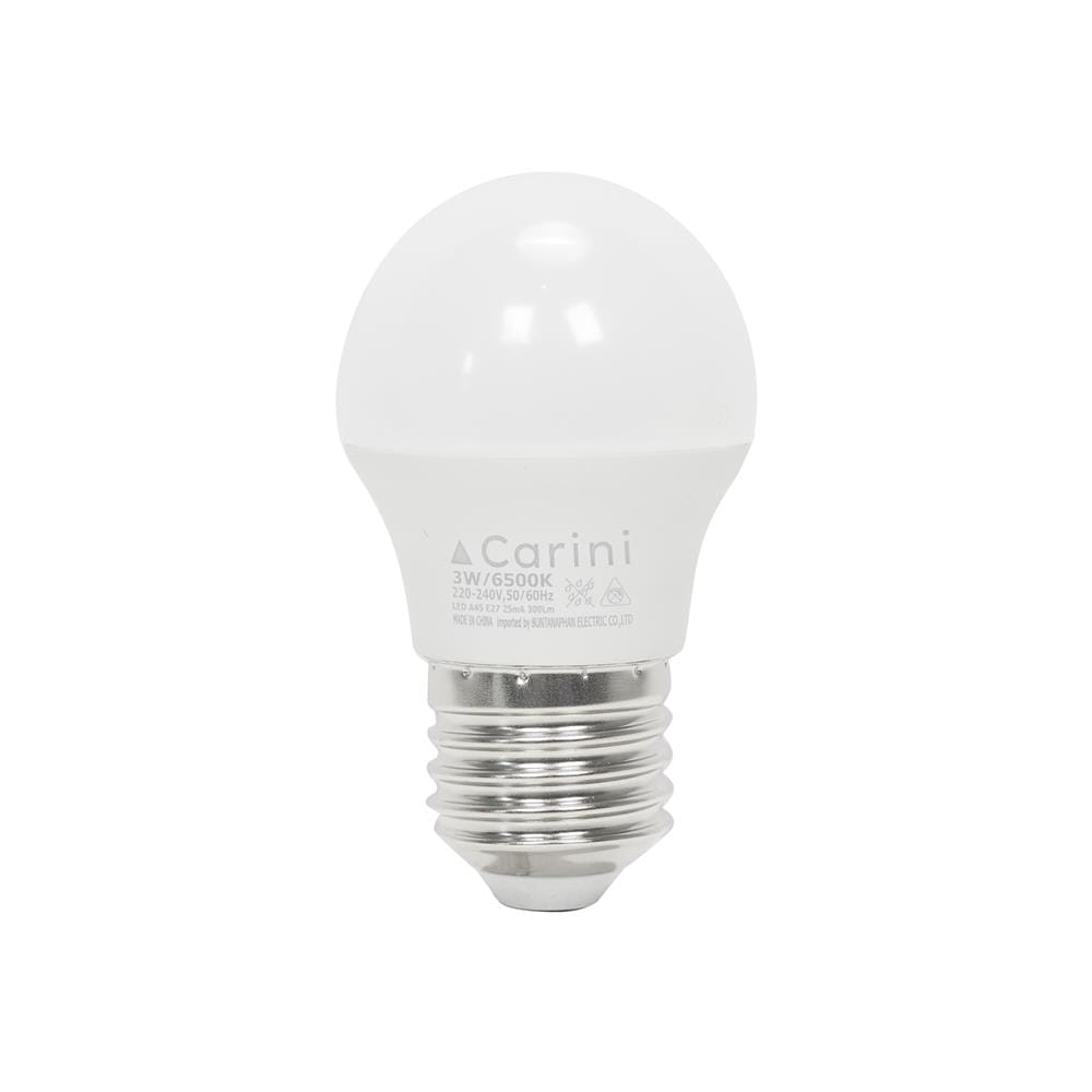 หลอด LED CARINI A45 ECOLIFE 3 วัตต์ DAYLIGHT E27 (แพ็ก 6 ชิ้น)