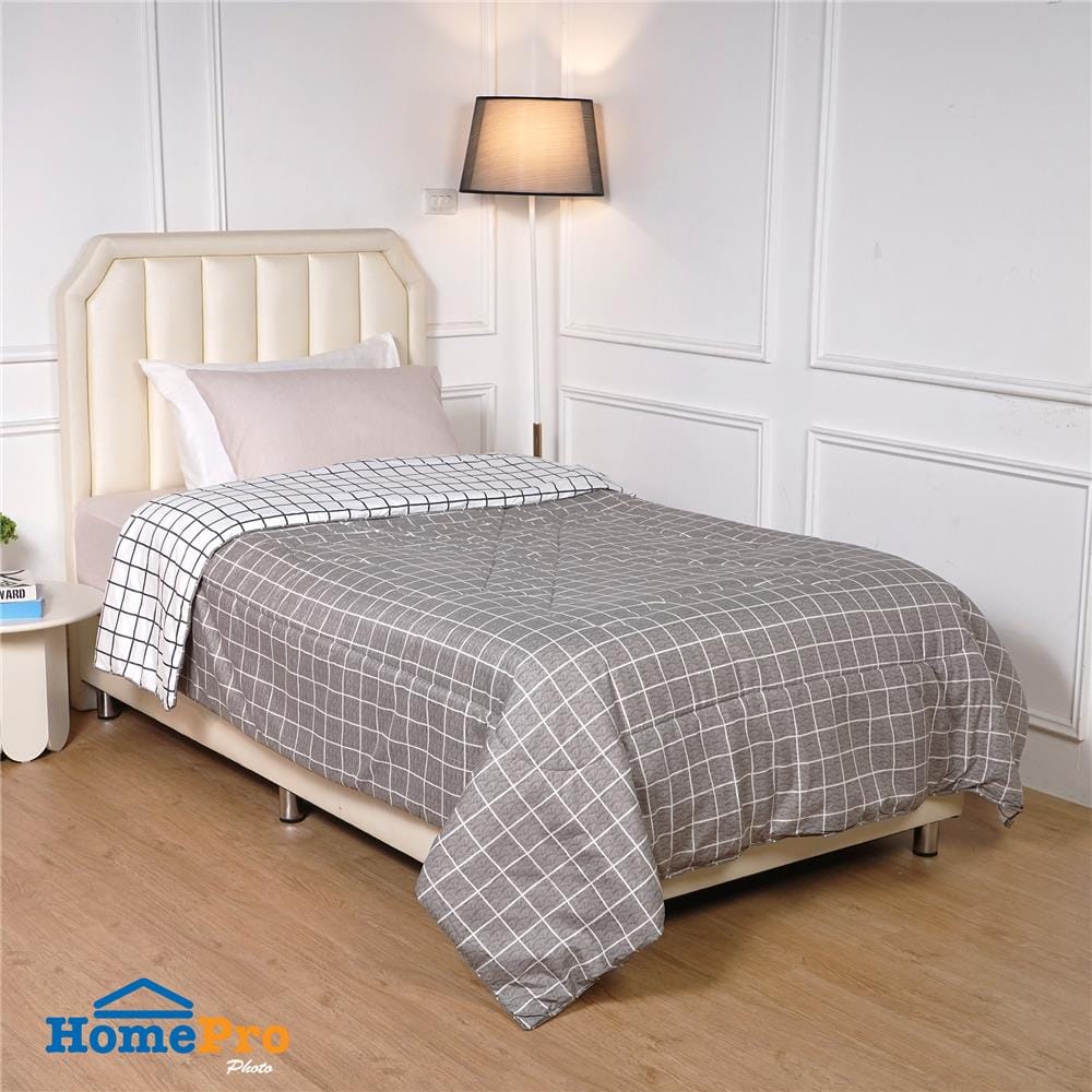 ผ้านวม HOME LIVING STYLE CHESS 70x90 นิ้ว สี GREY
