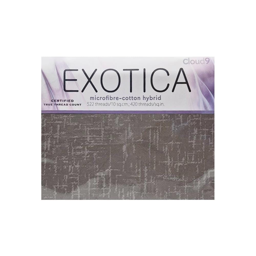 ชุดผ้าปูที่นอน 5 ฟุต (ชุด 3 ชิ้น) EXOTICA 42HC สี BROWN