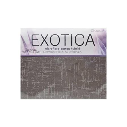 ชุดผ้าปูที่นอน 6 ฟุต (ชุด 3 ชิ้น) EXOTICA 42HC สี BROWN_3