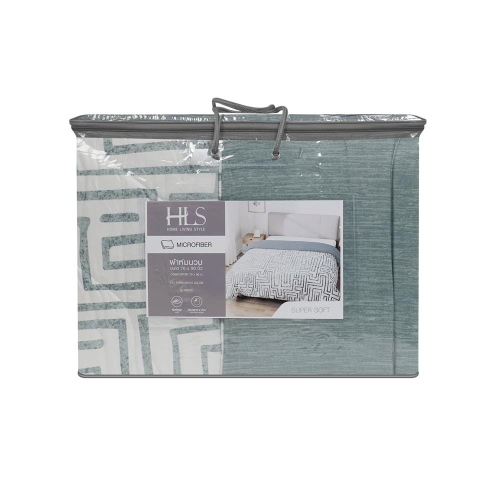 ผ้านวม HOME LIVING STYLE MEZZO 70x90 นิ้ว สี GREEN