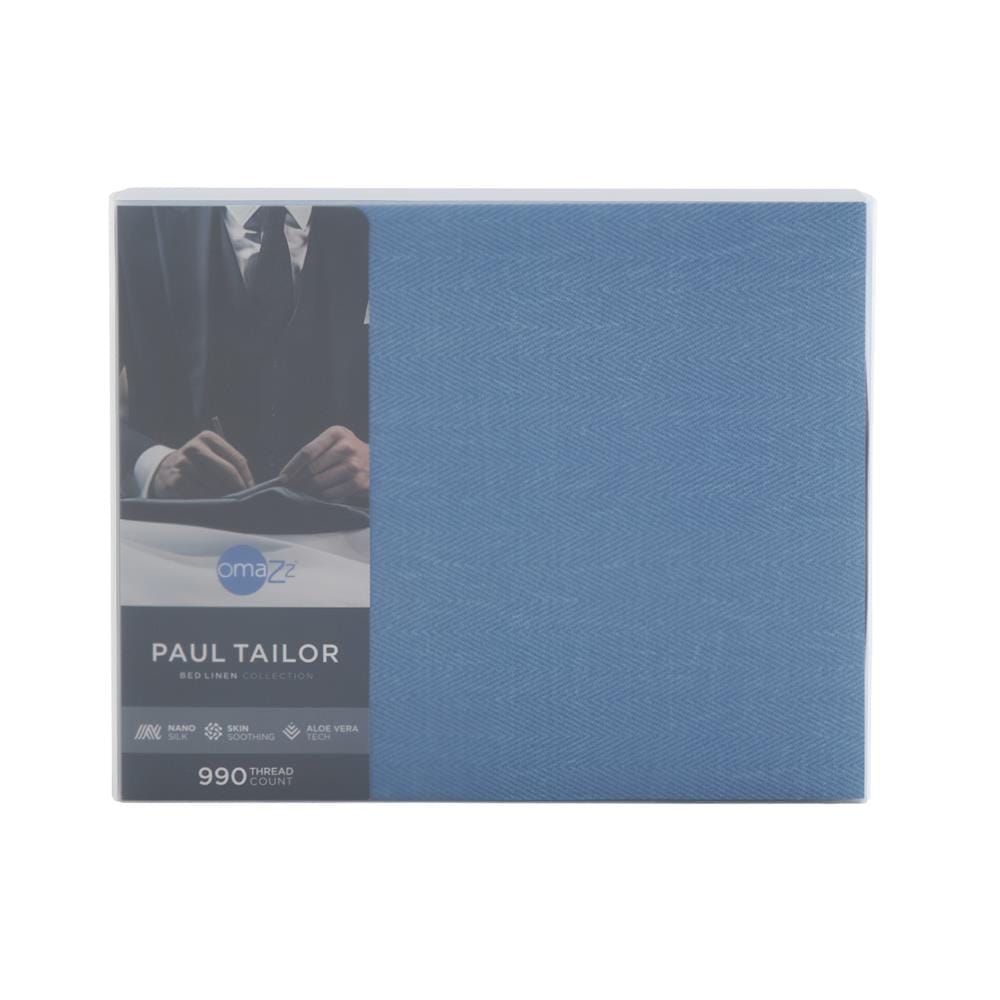ชุดผ้าปูที่นอน 5 ฟุต (ชุด 3 ชิ้น) OMAZZ PAUL TAILOR PACIFIC BLUE