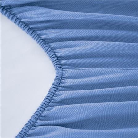 ชุดผ้าปูที่นอน 5 ฟุต (ชุด 3 ชิ้น) OMAZZ PAUL TAILOR PACIFIC BLUE_4