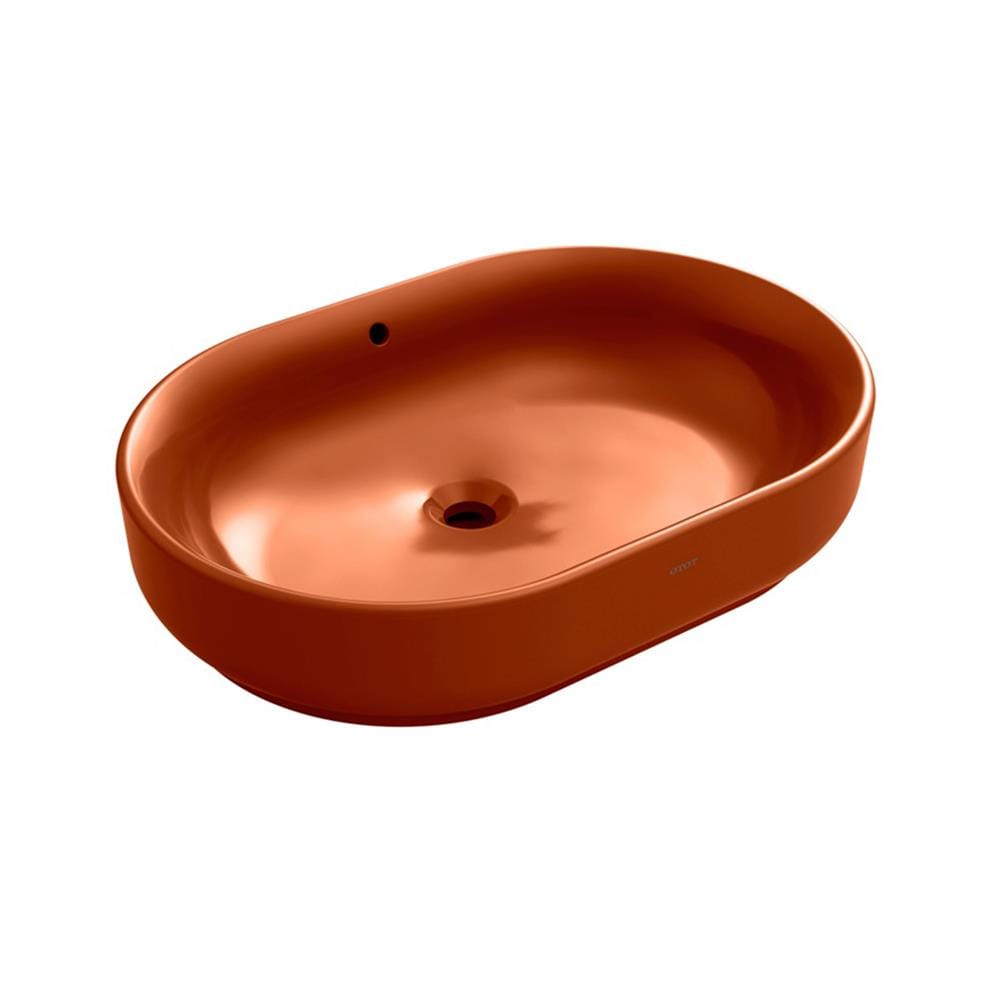 อ่างล้างหน้าวางบน TOTO LW896JW/F-SCR สีแดง