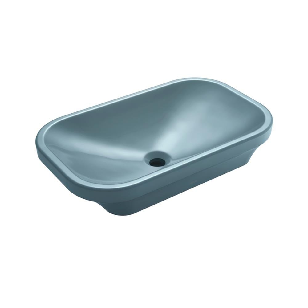 อ่างล้างหน้าวางบน TOTO LW630JDW/F-ASB สีฟ้า