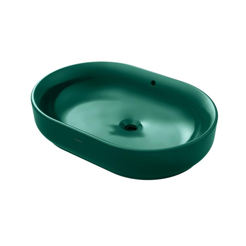 อ่างล้างหน้าวางบน TOTO LW896JW/F-FRG  สีเขียว