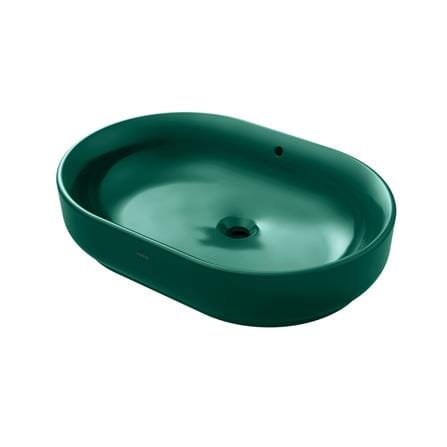 อ่างล้างหน้าวางบน TOTO LW896JW/F-FRG  สีเขียว_1