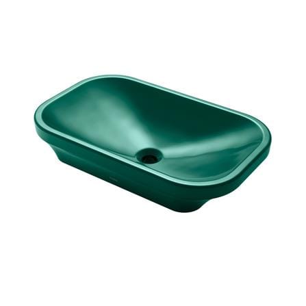 อ่างล้างหน้าวางบน TOTO LW630JDW/F-FRG  สีเขียว_1