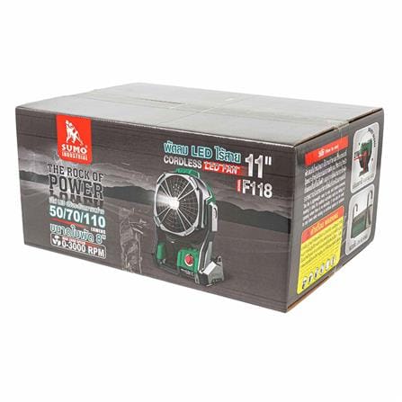 ชุดพัดลมไร้สาย 8 นิ้ว (พร้อมแบตเตอรี่และแท่นชาร์จ) SUMO F118_6