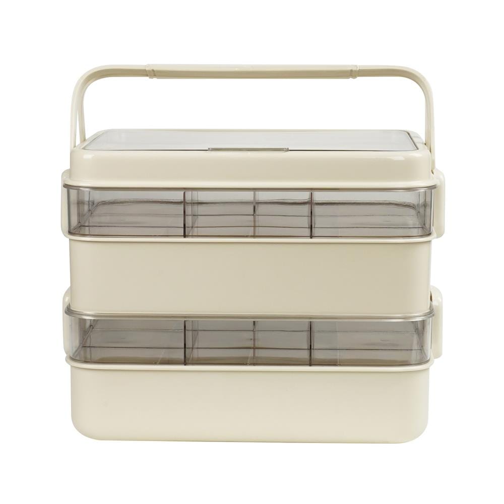 กล่องหูหิ้ว STACKO JUDY 33.5x23.5x25 ซม. สีครีม