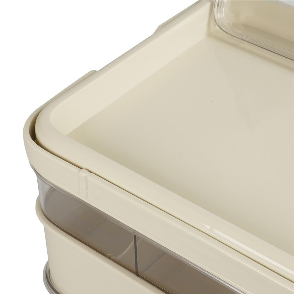 กล่องหูหิ้ว STACKO JUDY 33.5x23.5x25 ซม. สีครีม