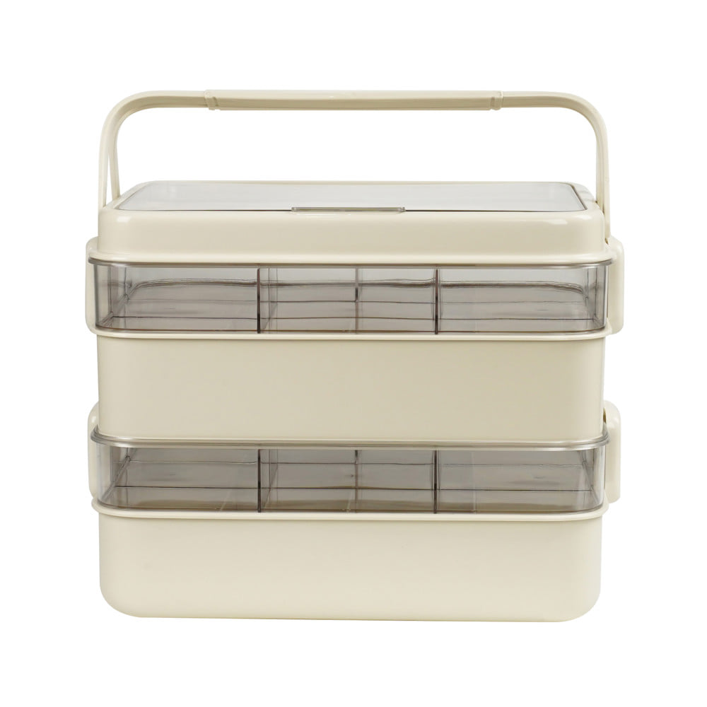 กล่องหูหิ้ว STACKO JUDY 33.5x23.5x25 ซม. สีครีม