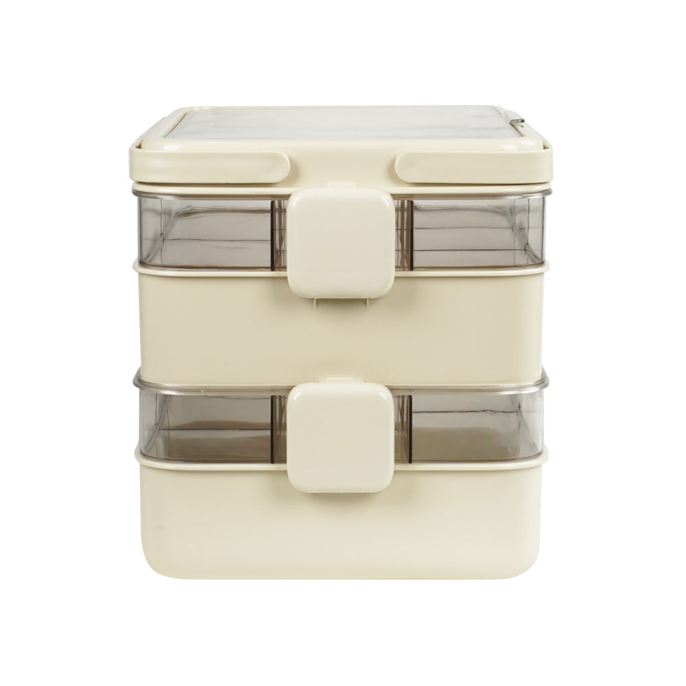 กล่องหูหิ้ว STACKO JUDY 33.5x23.5x25 ซม. สีครีม