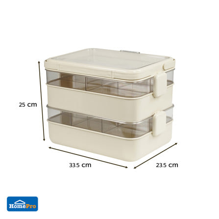 กล่องหูหิ้ว STACKO JUDY 33.5x23.5x25 ซม. สีครีม_10