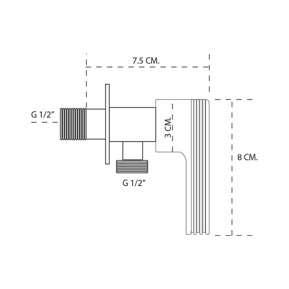 วาล์วฝักบัว 1 ทาง DONMARK GL-2157
