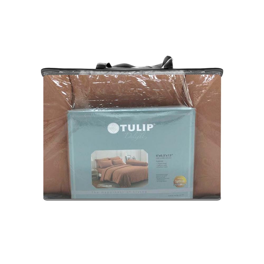 ชุดผ้าปูที่นอน 6 ฟุต (ชุด 6 ชิ้น) TULIP DELIGHT 60239-DL586