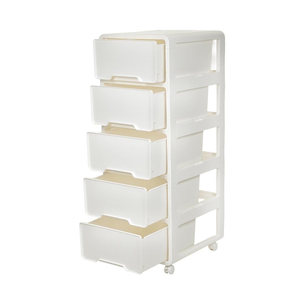 ตู้ลิ้นชัก 5 ชั้น STACKO YURI 46.7x40.8x111.3 ซม. สีขาว