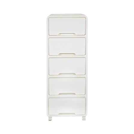 ตู้ลิ้นชัก 5 ชั้น STACKO YURI 46.7x40.8x111.3 ซม. สีขาว_2