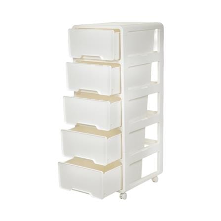 ตู้ลิ้นชัก 5 ชั้น STACKO YURI 46.7x40.8x111.3 ซม. สีขาว_3