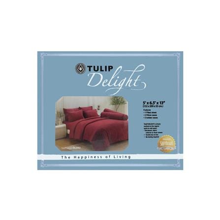 ชุดผ้าปูที่นอน 5 ฟุต (ชุด 5 ชิ้น) TULIP DELIGHT 60057-DL592_3