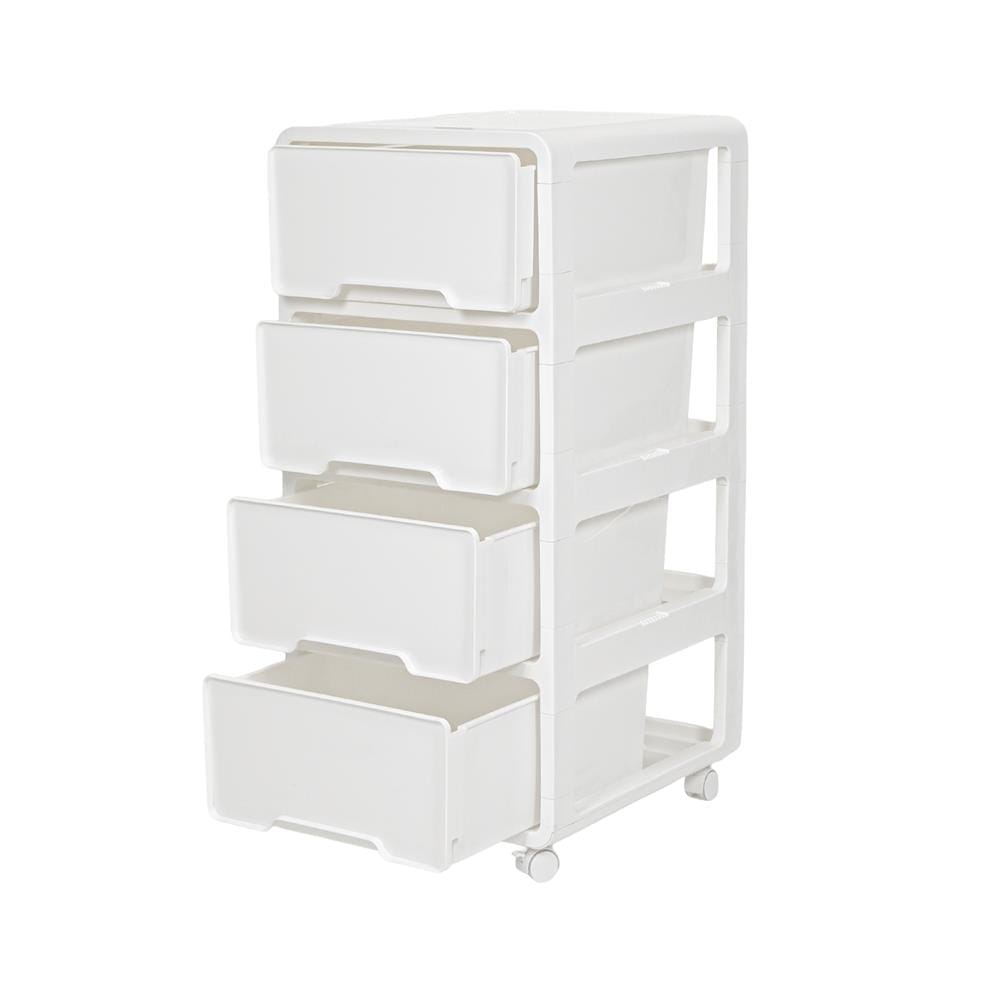 ตู้ลิ้นชัก 4 ชั้น STACKO YURI 46.7x40.8x90.4 ซม. สีขาว