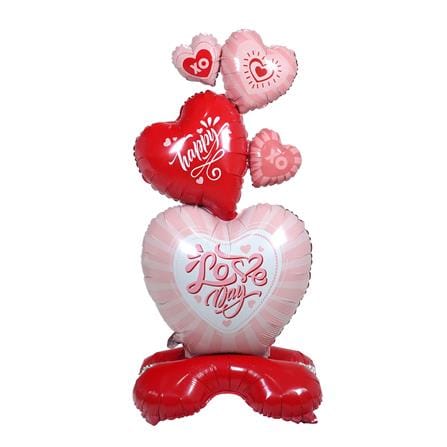 ลูกโป่งฟอยล์ LOVE DAY SNAZZ 60 นิ้ว สีชมพู_0