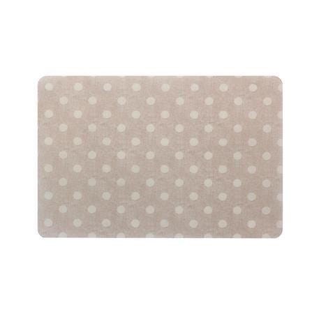 แผ่นรองจาน PVC SRITHAI POLKA SUGAR สีครีม_1