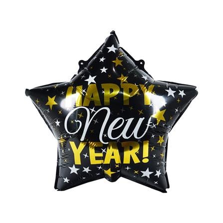 ลูกโป่งฟอยล์ HAPPY NEW YEAR WINE SNAZZ 18 นิ้ว สีดำ-ทอง_3