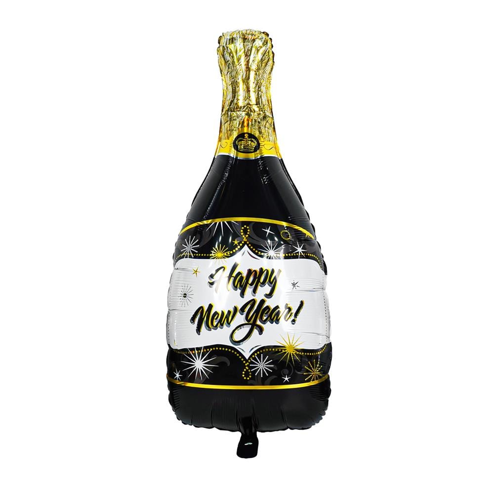 ลูกโป่งฟอยล์ HAPPY NEW YEAR SNAZZ 18 นิ้ว สีดำ
