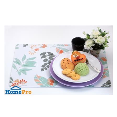 แผ่นรองจาน PVC SRITHAI HOLLY สีขาว_4