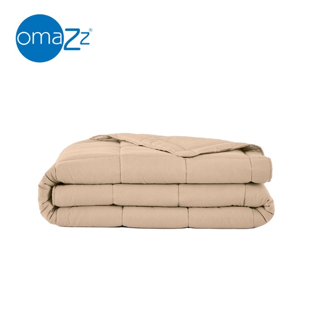 ผ้านวม OMAZZ PAUL TAILOR 100x90 นิ้ว สี CHAMPAGNE