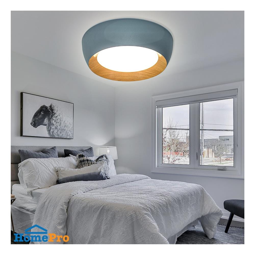 ไฟเพดาน LED STARLIGHT 04-SL-23827-500 81 วัตต์ DAYLIGHT/COOL WHITE/WARMWHITE 19 นิ้ว สีเทา/ลายไม้