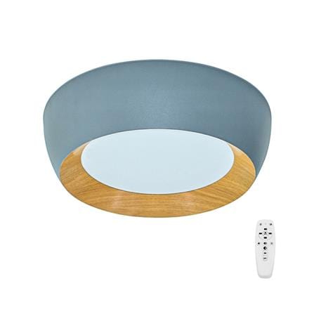 ไฟเพดาน LED STARLIGHT 04-SL-23827-500 81 วัตต์ DAYLIGHT/COOL WHITE/WARMWHITE 19 นิ้ว สีเทา/ลายไม้