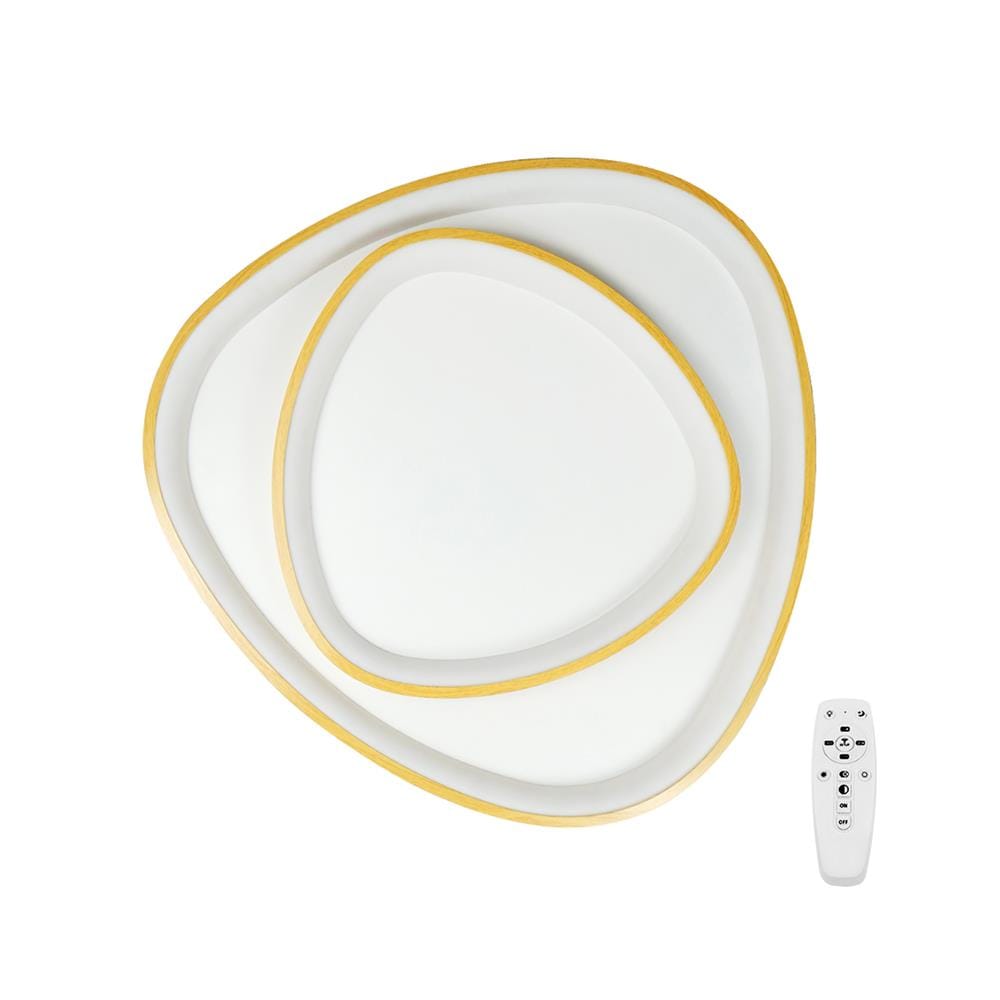 ไฟเพดาน LED STARLIGHT 05-SL-23906 135 วัตต์ DAYLIGHT/COOL WHITE/WARMWHITE 23 นิ้ว สีขาว/ลายไม้
