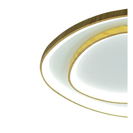 ไฟเพดาน LED STARLIGHT 05-SL-23906 135 วัตต์ DAYLIGHT/COOL WHITE/WARMWHITE 23 นิ้ว สีขาว/ลายไม้_2