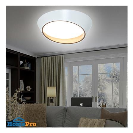 ไฟเพดาน LED STARLIGHT 04-SL-23802-500 81 วัตต์ DAYLIGHT/COOL WHITE/WARMWHITE 19 นิ้ว สีขาว/ทอง_2