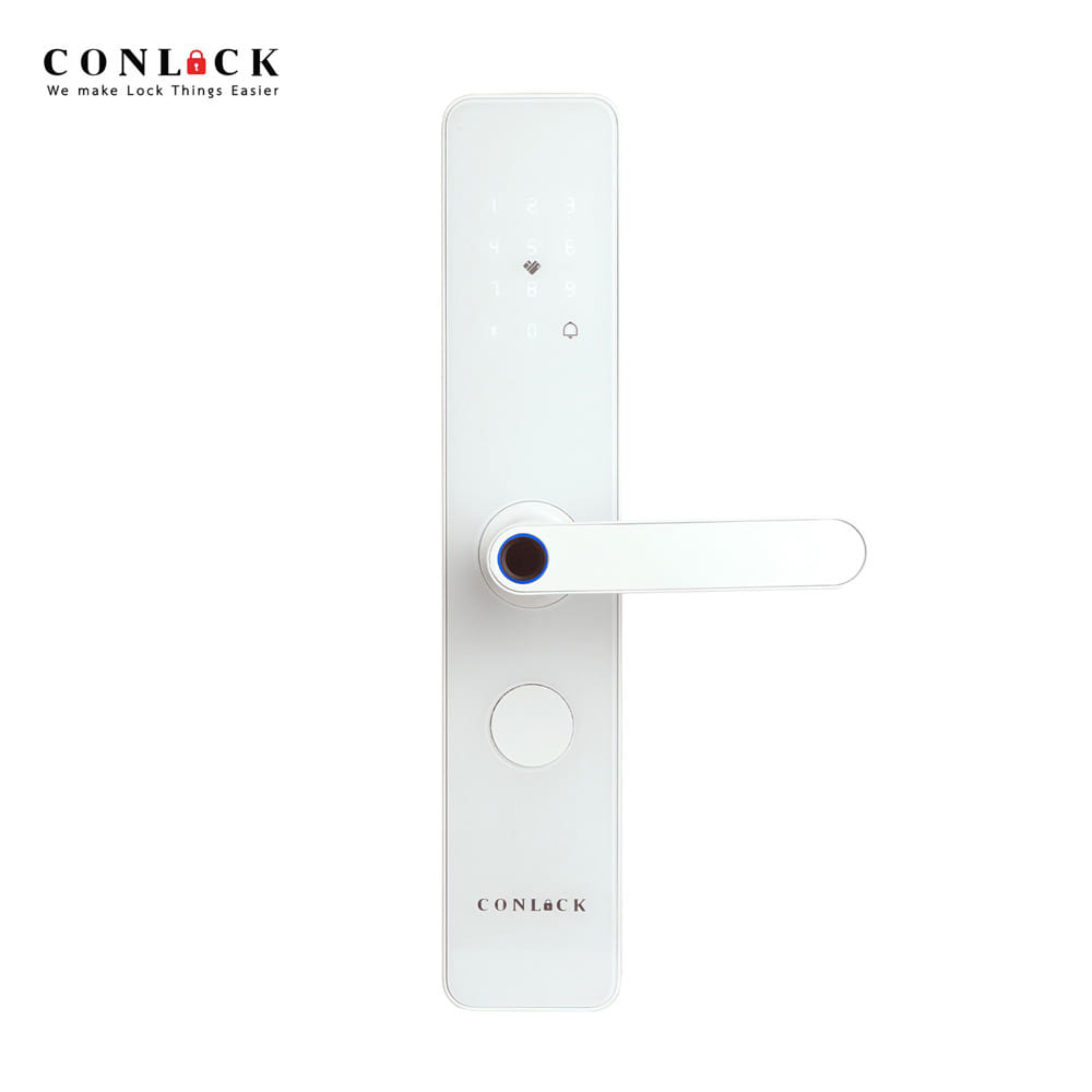 กลอนดิจิตอล CONLOCK CL-X1 สีขาว