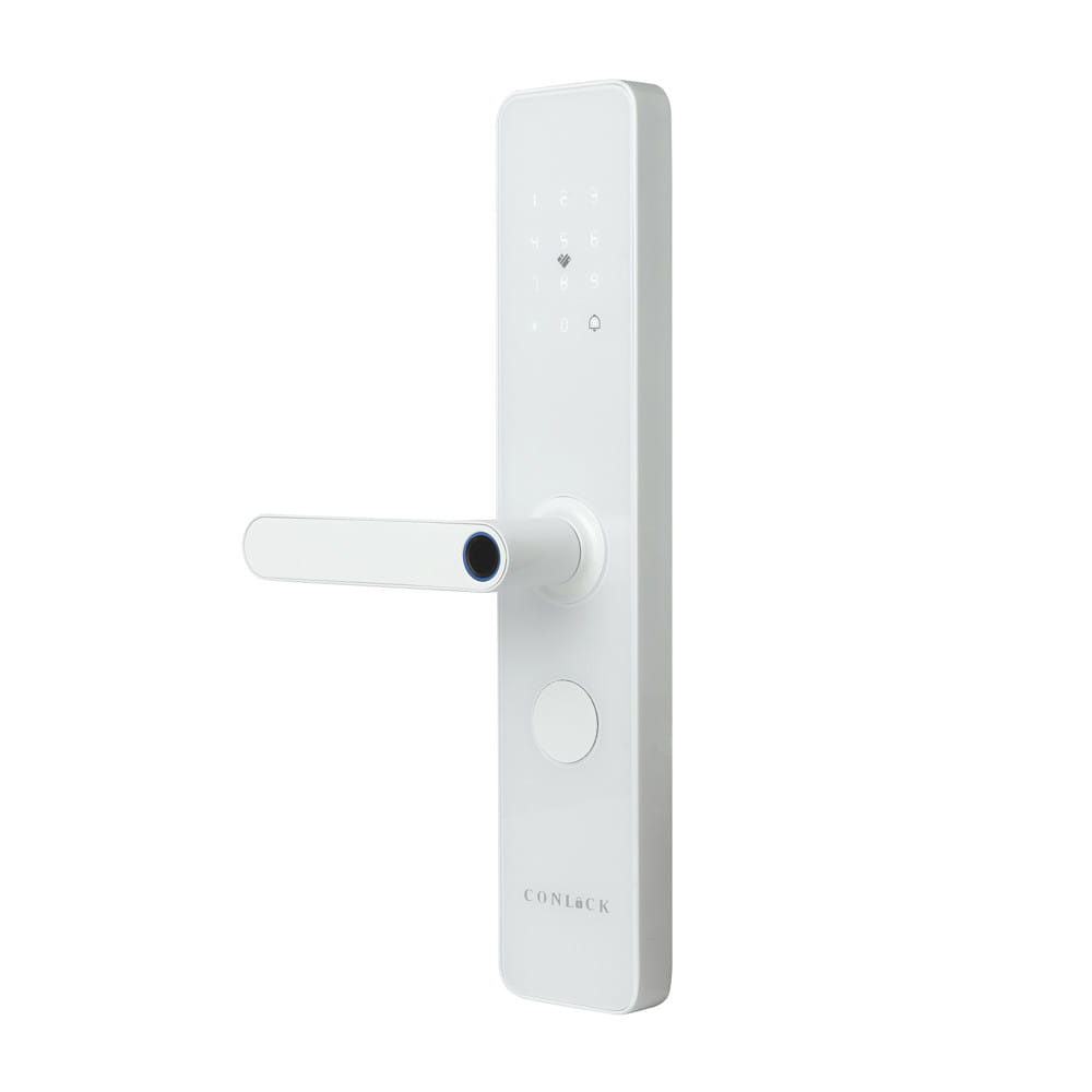 กลอนดิจิตอล CONLOCK CL-X1 สีขาว