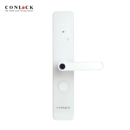 กลอนดิจิตอล CONLOCK CL-X1 สีขาว
