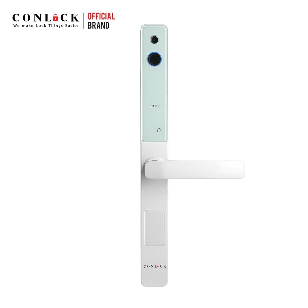 กลอนดิจิตอล CONLOCK CL-165FB PRO สีขาว