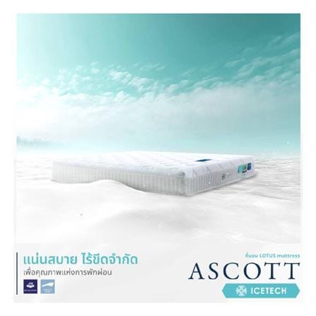 ที่นอนไฮบริด 3.5 ฟุต LOTUS รุ่น ASCOTT ICETECH พร้อมชุดเครื่องนอน 7 ชิ้น_4